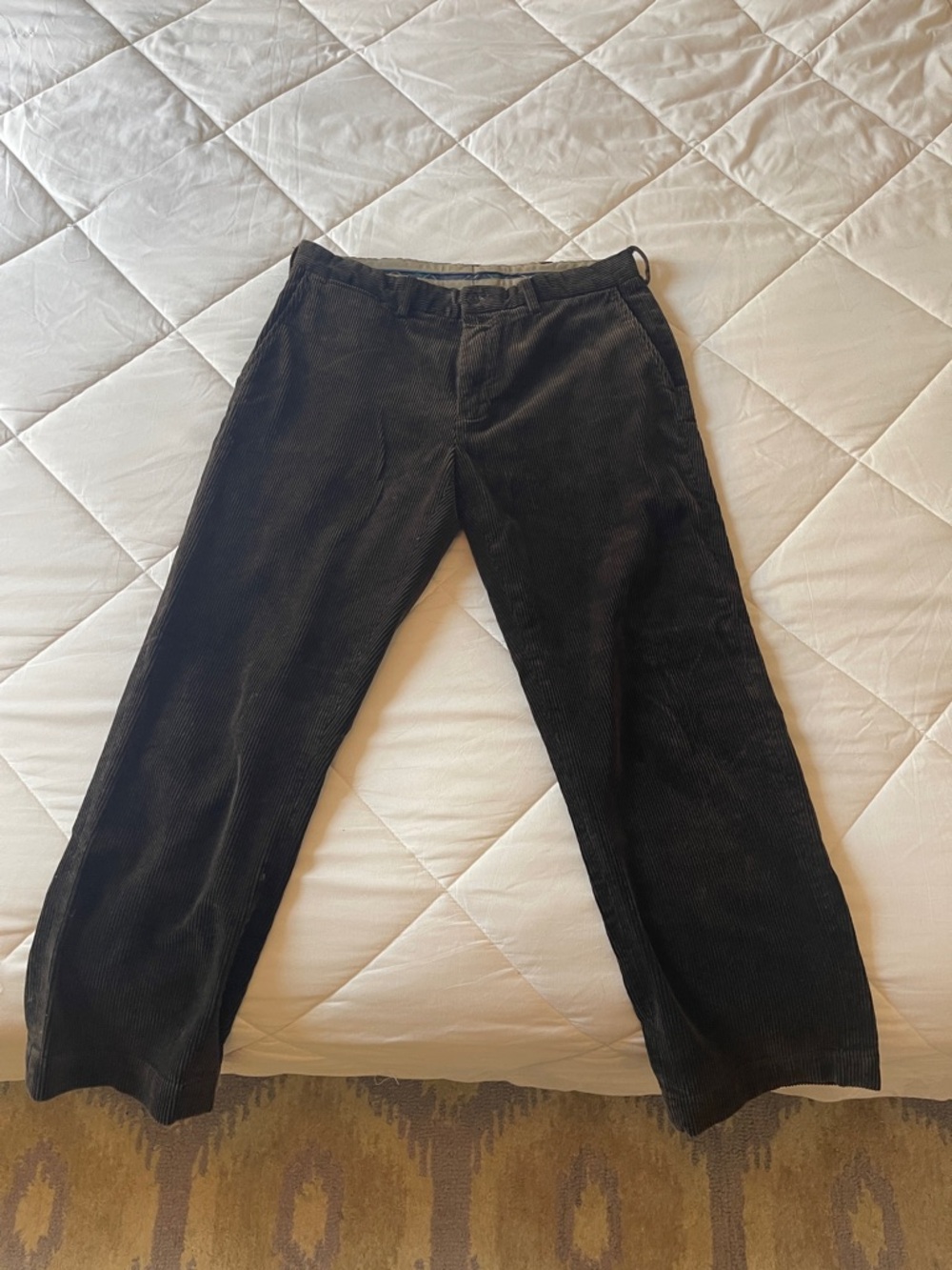 Polo by Ralph Lauren Brown Corduroy Pants - Classic Straight Leg